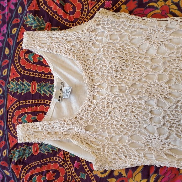 Vintage 70s one of a kind crochet dress - Picture 2 of 16